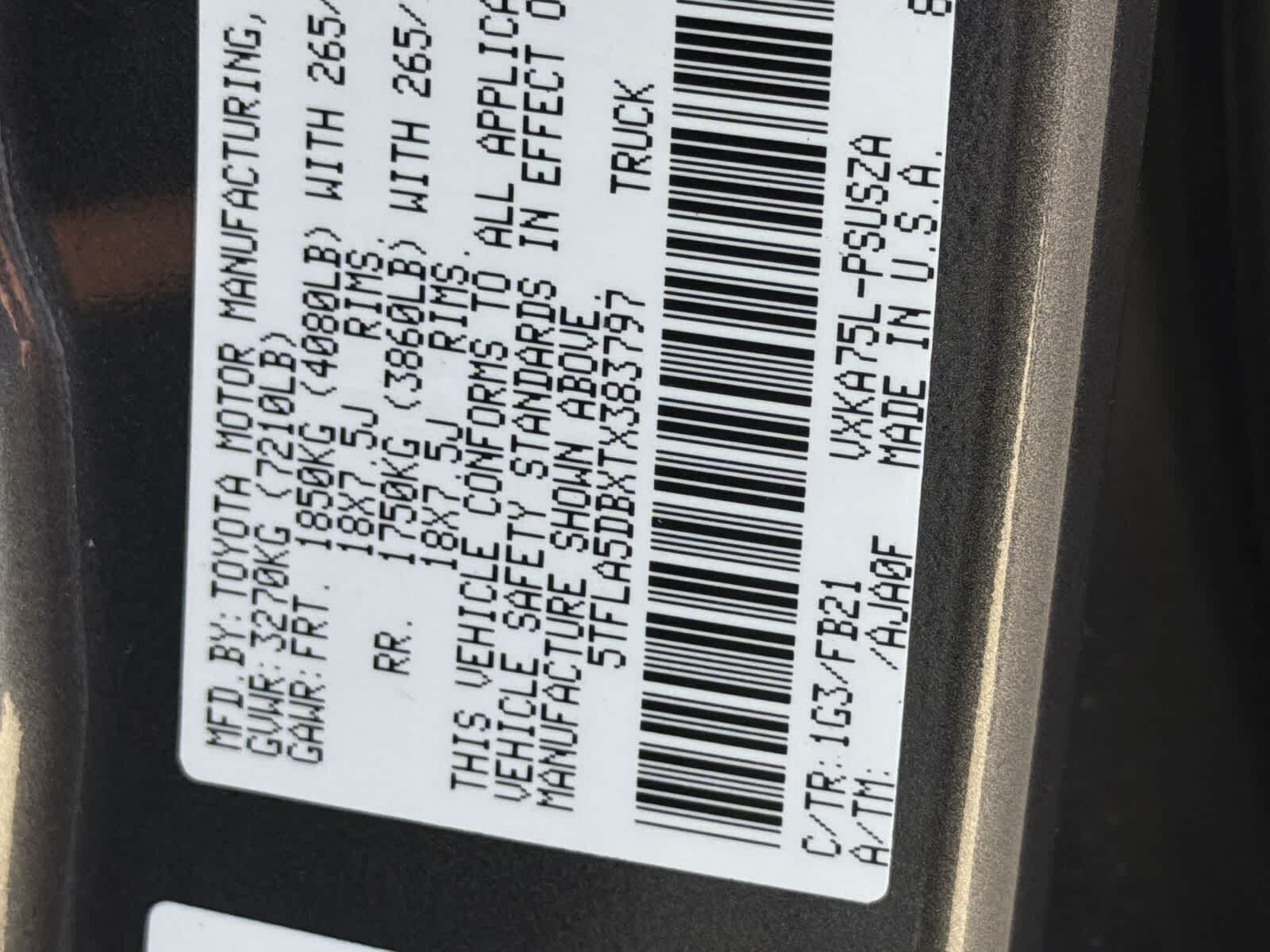 2026 Toyota Tundra SR5