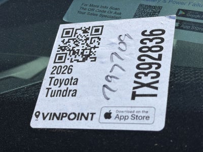 2026 Toyota Tundra 1794 Edition