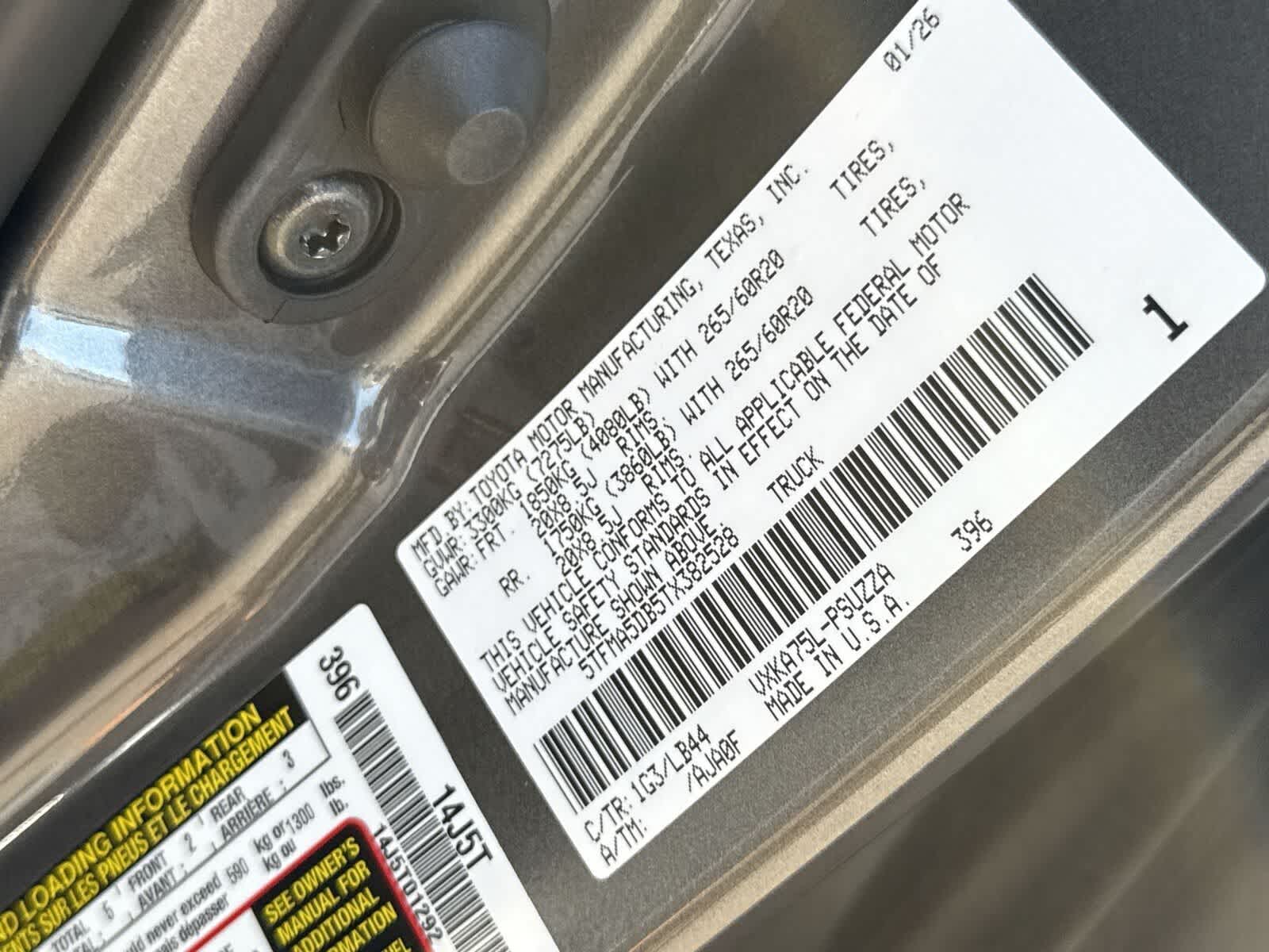 2026 Toyota Tundra 1794 Edition