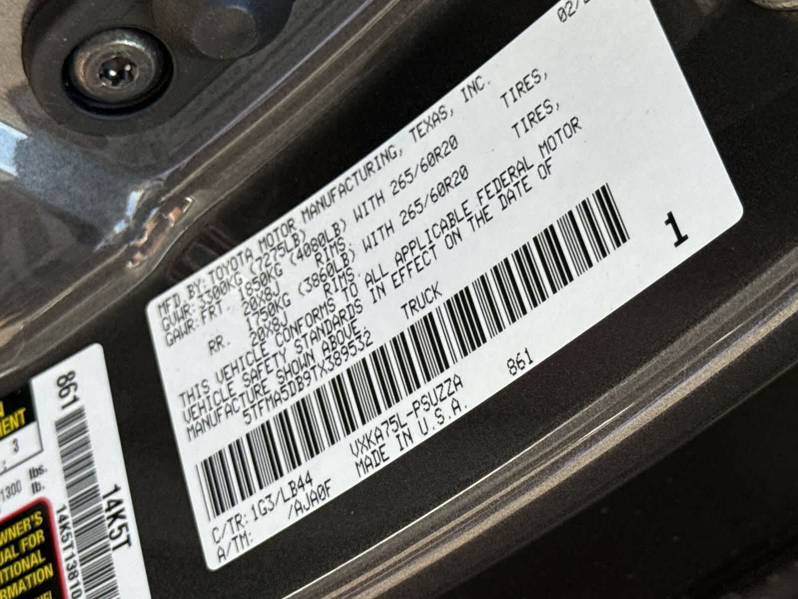 2026 Toyota Tundra 1794 Edition