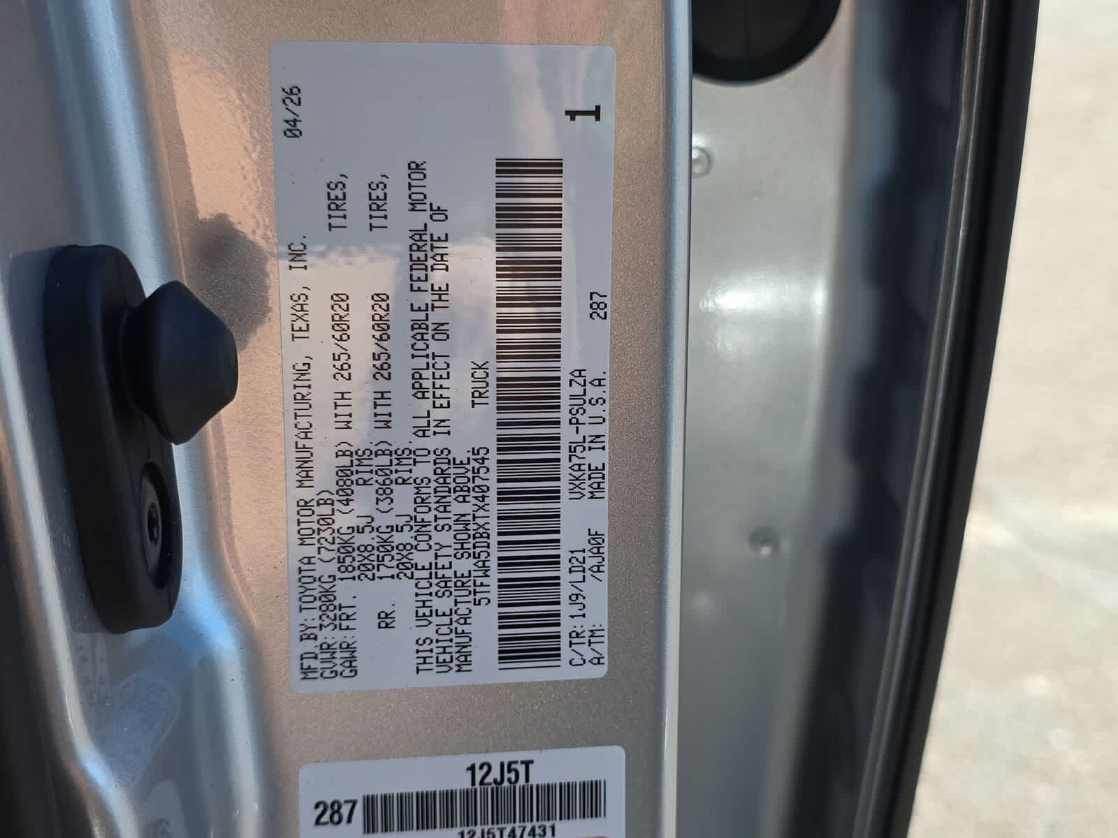 2026 Toyota Tundra Limited