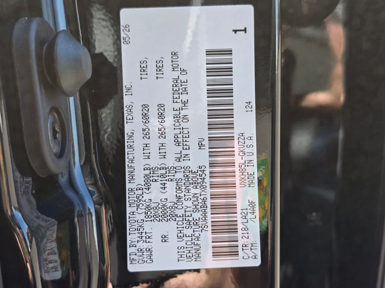 2026 Toyota Sequoia Platinum