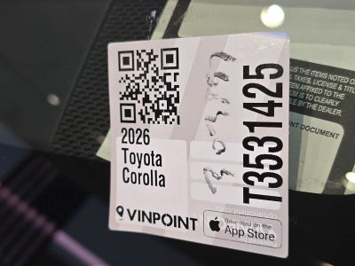 2026 Toyota Corolla SE