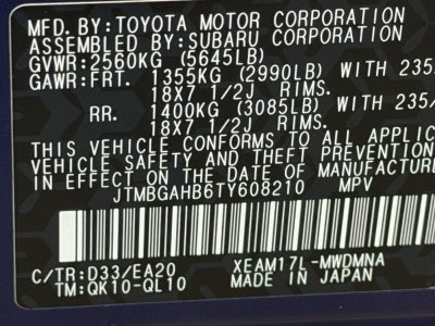 2026 Toyota bZ Woodland AWD (Natl)