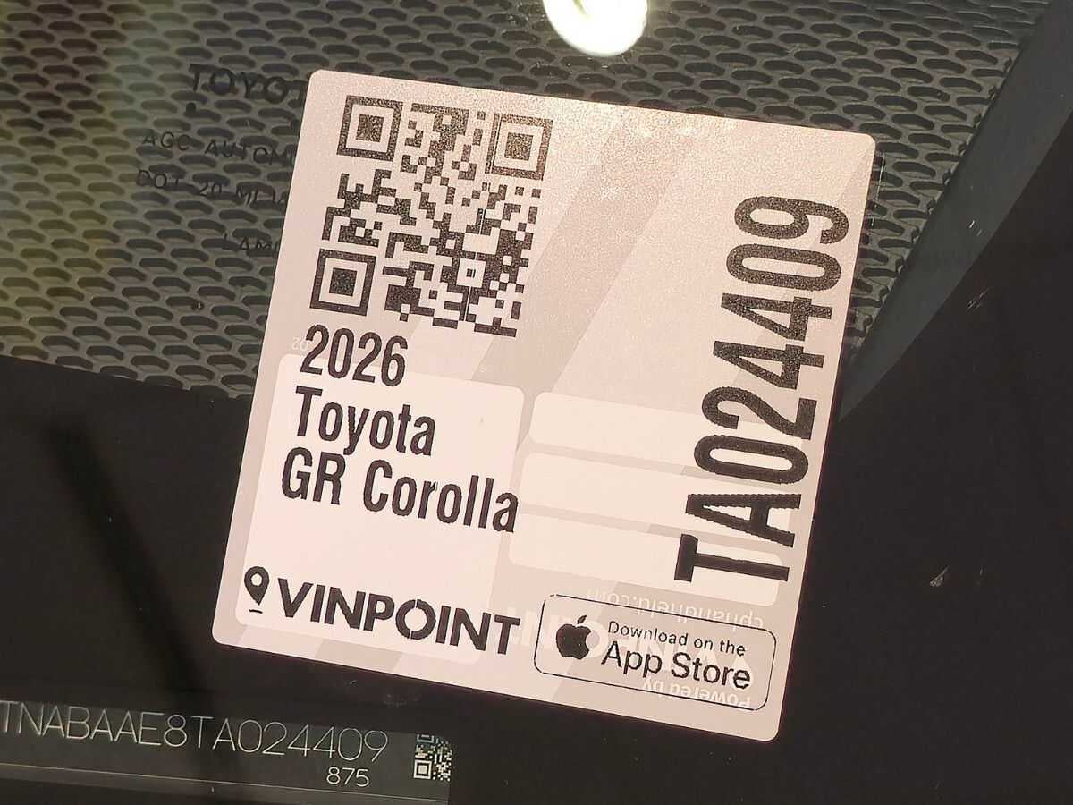 2026 Toyota GR Corolla Premium Plus MT