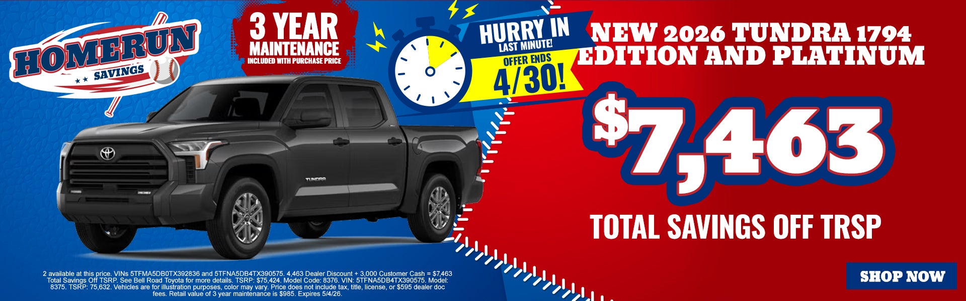 Tundra 1794 Edition and Platinum