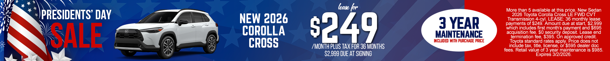 New 2026 Toyota Corolla Cross 