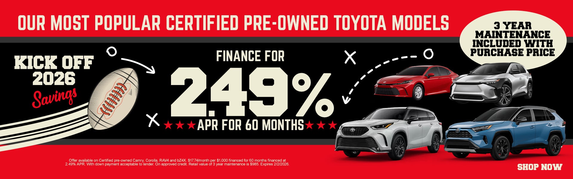 Certified Pre-Owned Models