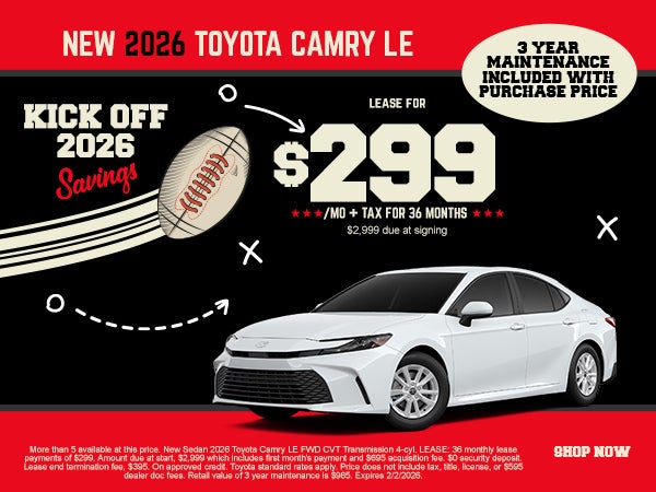 New 2026 Camry LE