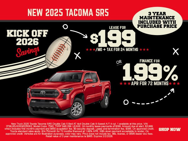 New 2025 Tacoma SR5