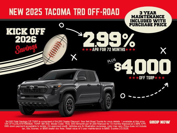 New 2025 Tacoma TRD Off-Road