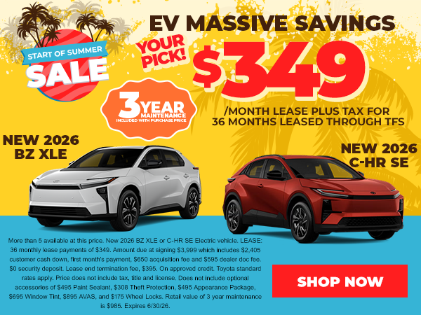 BZ XLE and C-HR SE