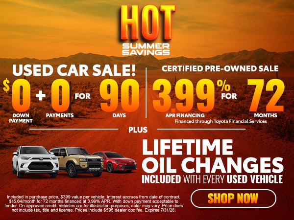 Lifetime Oil Changes on Used