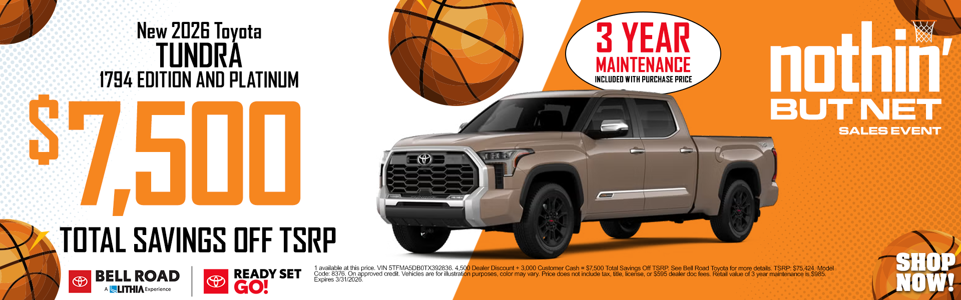 Tundra 1794 Edition and Platinum