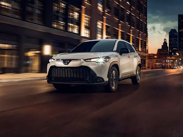 2025 Toyota Corolla Cross Hybrid driving