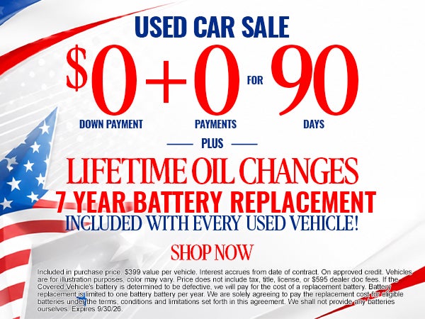 Used Car Sale