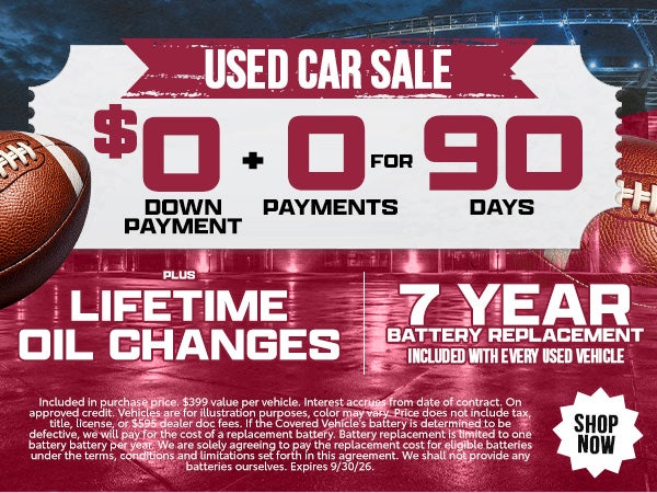 Used Car Sale